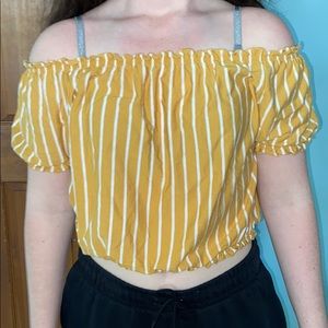 American Eagle off the shoulder top